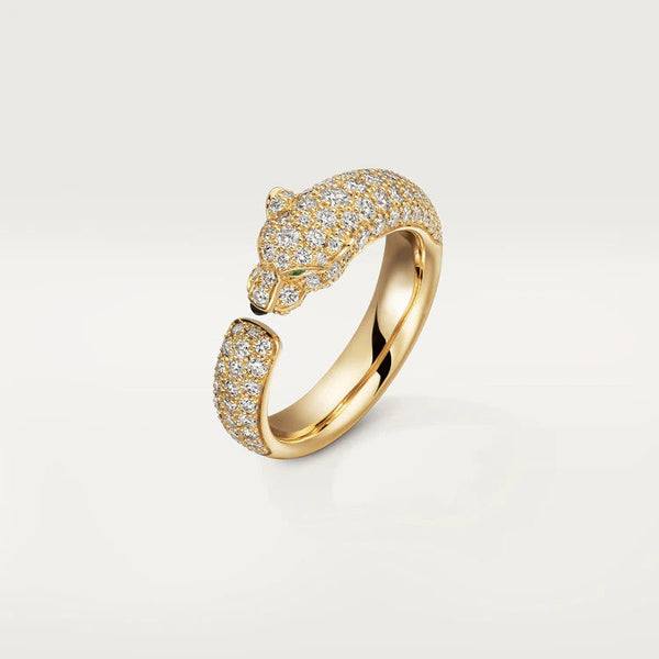 ˇMagic JewelryˇPANTHERE ROSE GOLD DIAMOND RING